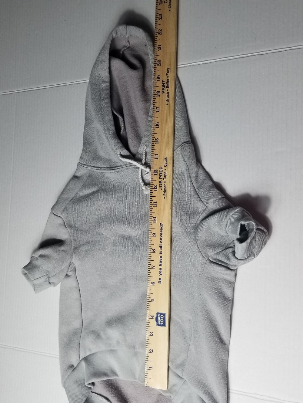 DOGGIDUDS DOG GRAY HOODIE SIZE LARGE - Picture 4 of 11